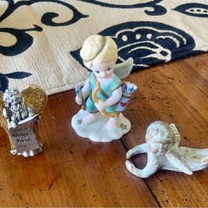 Charming Set of 3  Angel Figurines